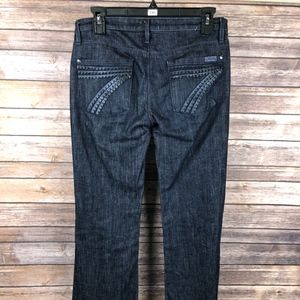 7 For All Mankind Dark Wash Flare Jeans Size 27